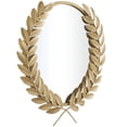 thumbnail image 5 of CosmoLiving by Cosmopolitan 23" x 23" Gold Leaf Wall Mirror, 5 of 7