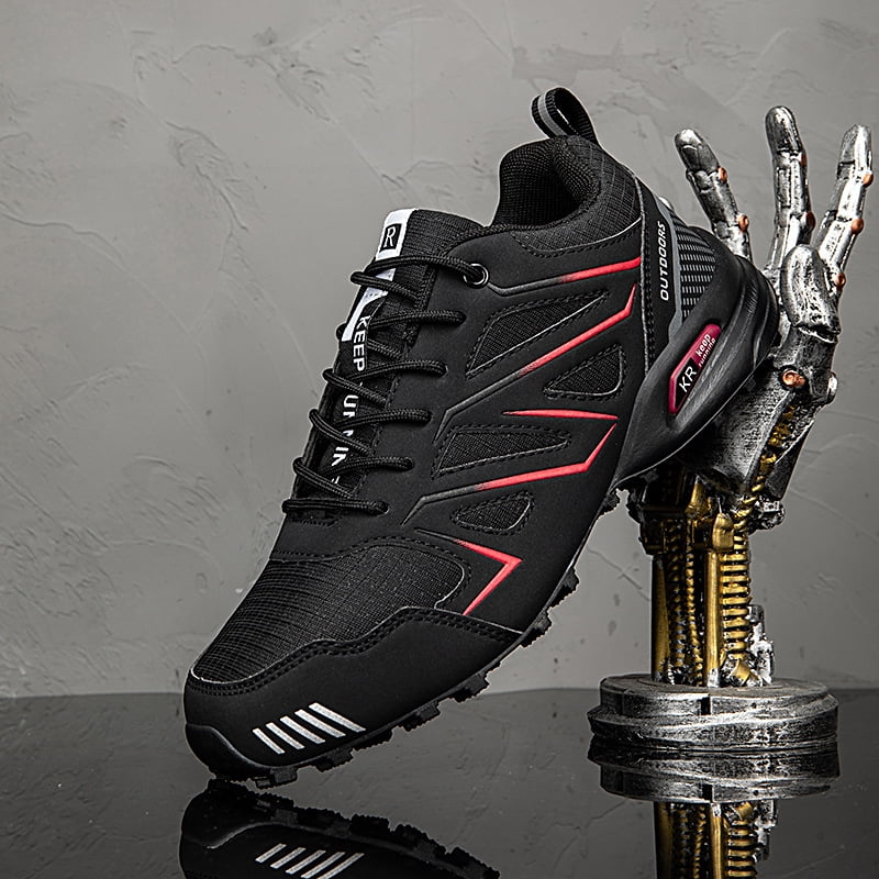 Men's Trail Running Shoes Outdoor Hiking Shoes, Breathable Hiking Boots for Men Big & Tall Sizes, Versatile Sneakers Comfortable for Multiple Occasions