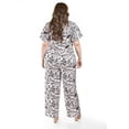 thumbnail image 3 of Set pantalon y blusa Roman Fashion /Tallas Extras, 4340 (Hueso /negro) beige 38, 3 of 5