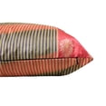 thumbnail image 5 of Handmade Eco-Friendly 16''x16'' Decorative Cushion Covers Stripe Silk Multicolor Indoor Pack Of 1, 5 of 5