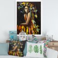 thumbnail image 3 of Designart 'Modern Portrait Of A Young Girl' Modern Framed Art Print, 3 of 4