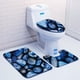 thumbnail image 5 of Juego de alfombras de baño con estampado de piedra 3D, alfombrillas de baño antideslizantes, alfombrillas decorativas para asiento de inodoro, alfombra 3 piezas seitruly JJ25267-07, 5 of 5
