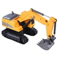 thumbnail image 1 of Excavadora de juguete con control remoto RC, aleación de metal, electrónica, multifunción, grúa, camión de ingeniería, camión volquete, 1 of 15