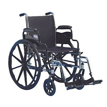 Invacare - IVC Tracer SX5 Wheelchair w Legrest BLACK 20 in Seat Width Flipback