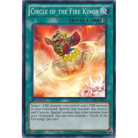 YuGiOh Structure Deck: Onslaught of the Fire Kings Circle of the Fire Kings