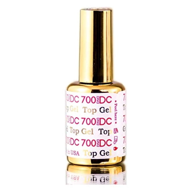 Gel de uñas Daisy DND DC 700 Top Gel Soak-Off purpurina