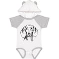 thumbnail image 3 of Inktastic Dachshund Sketch Portrait Boys or Girls Baby Bodysuit, 3 of 5