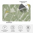 thumbnail image 4 of Green Palm Leaf Doormat Outdoor Entrance 20"x31.5", Tropical Botanical Summer Absorb Moisture Dirt Door Mats, Non-Slip Rubber Backing Floor Mats Indoor, Low-Profile Front Door Rugs, 4 of 9