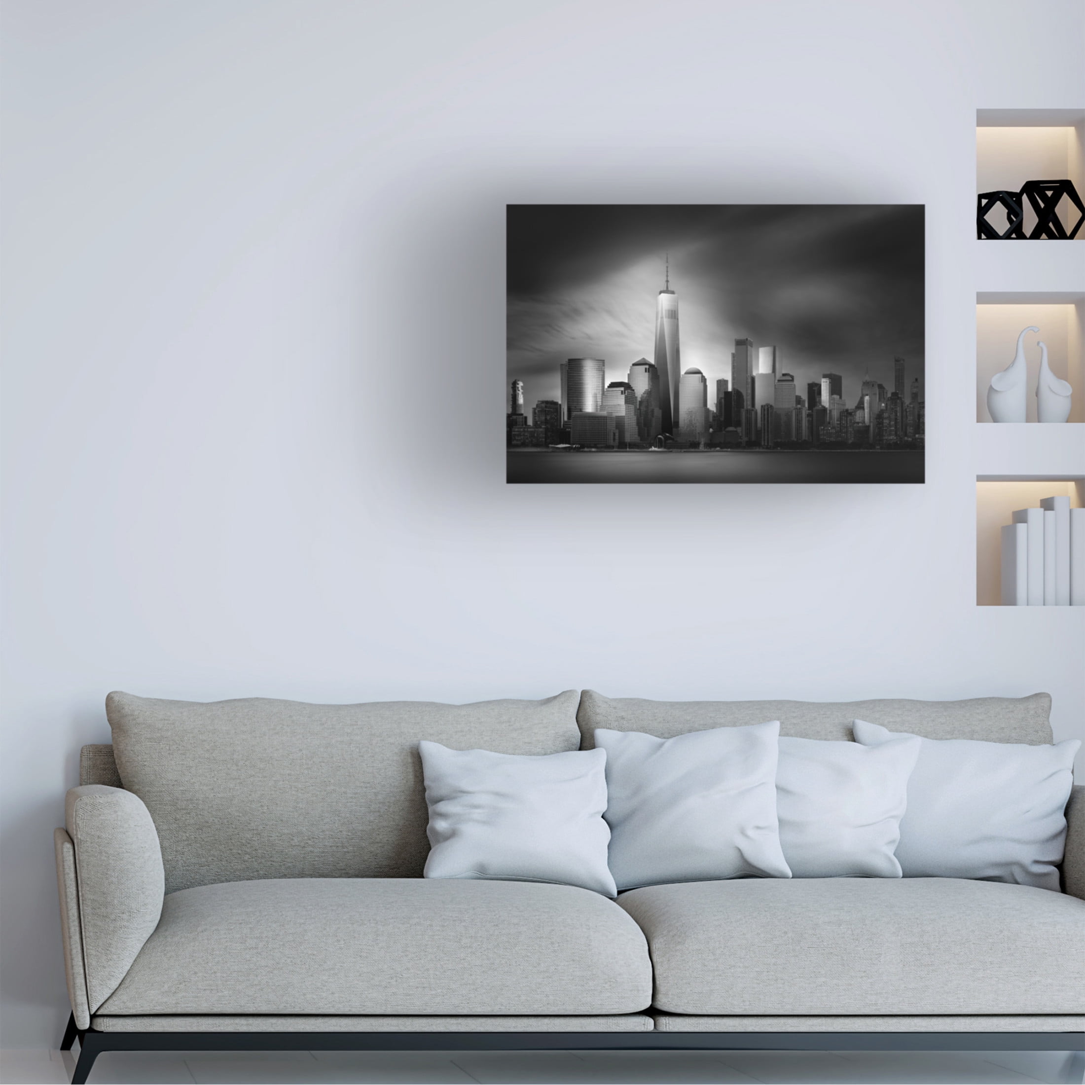 Canvas Wall Art - Inthemoment  'Rise Ii' Wall Art for Living Room, Bedroom, or Office Décor by Trademark Fine Art - 24 x 16 Inches