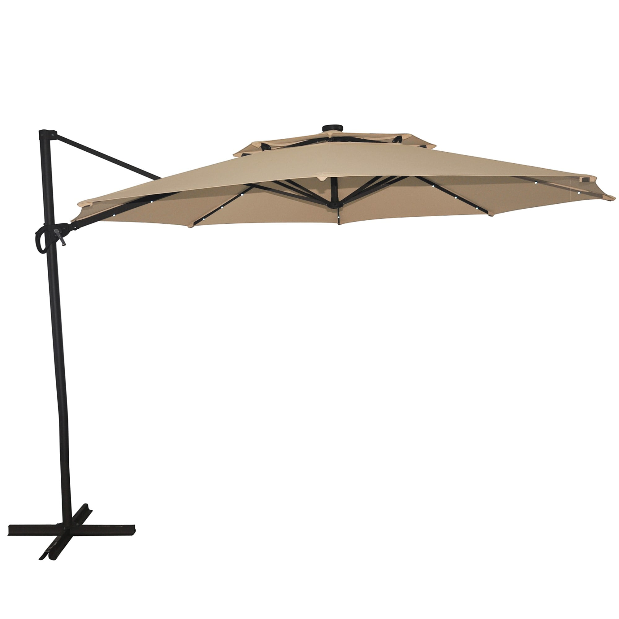 Garden Winds Replacement Canopy Top Cover For The Bhg Two Tiered Umbrella Standard 350 Walmart Com Walmart Com