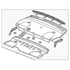 Genuine OE GM Pkg Tray Trim - 92264583