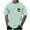 X01-Mint Green, variant on Momasggi Big and Tall Graphic T-Shirts for Men Summer Short Sleeve Tops Oversized Crew Neck Tshirts Loose Casual Beach Vacation Tees Navy 3XL
