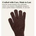 thumbnail image 6 of 1Pairs Magic Knit Gloves for Women /Man Cold Weather Winter Solid Color for Daily Sports Workout Runnging Jogging Full Finter, 6 of 7