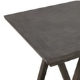 thumbnail image 5 of New Classic Furniture High Line Wood Counter Table & 4 Swivel Stools in White, 5 of 9