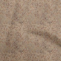 oneOone Cotton Cambric Brown Fabric Aian Batik Fabric For Sewing Printed Craft Fabric By The Yard 56 Inch Wide