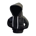 thumbnail image 3 of Sudadera con capucha divertida con funda para palanca de cambios de coche Negro, 3 of 9