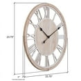 thumbnail image 6 of Seraphine Distressed Farmhouse Wooden Wall Clock, 6 of 6