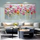thumbnail image 3 of Pintura de flores de una pieza, impresiones abstractas en lienzo, imagen de arte de pared para sala de estar, envío gratis, decoración moderna del hogar sin marco, 3 of 5