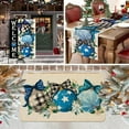 thumbnail image 4 of Winter Christmas Garden Flag 12.5 x 18 Inch Double Sided Burlap Blue Xmas Ball Ornament Small Yard Flag Winter Holiday Seasonal Outdoor Outside Decoration, 4 of 6