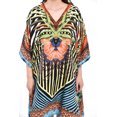 thumbnail image 5 of Multi Women's Plus Size Tunic Dress for Women Casual Short Caftan Dresses Tunics for Plus Size Ladies Kimono Online by Oussum, 5 of 6