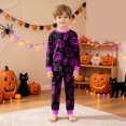 thumbnail image 2 of Leey-World Halloween Pajamas Girls Soft Pajamas Kid Boys/Girls Clothes long sleeve 2pc Tee/Pants Pjs Set Toddler Fluff Sleepwear Outfits, 2 of 9