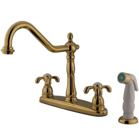 Kingston Brass French Country Double Handle 8 Centerset Kitchen