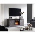 thumbnail image 1 of KOMODO 56" Media Electric Fireplace with Plank Style Doors, 1 of 4