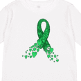 thumbnail image 4 of Inktastic Cerebral Palsy Awareness- Green Ribbon Made of Hearts Boys or Girls Long Sleeve Toddler T-Shirt, 4 of 5