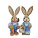 thumbnail image 2 of 2 figuras de conejo de paja para decorar fiestas, recuerdos de casa y granja. Azul, 2 of 9