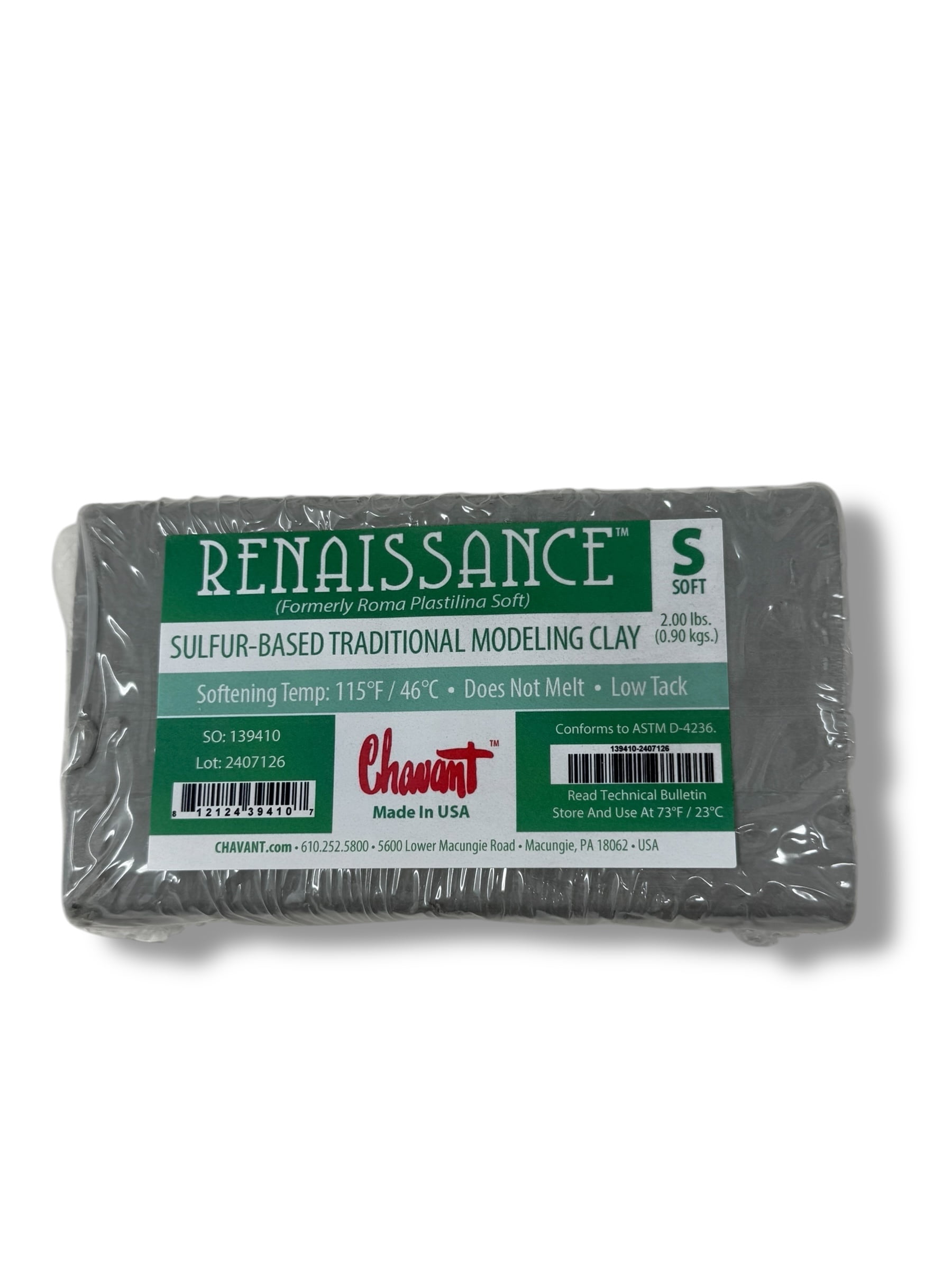 Chavant - Roma Plastilina - Soft ( 2lb Bricks )