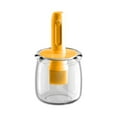 thumbnail image 1 of Glass Oil Bottle with Brush for Kitchen Use - High Temperature Storage Bottle for Cooking Baking and Barbecue Drizzling and Basting Durable Glass and PP Construction, 1 of 7