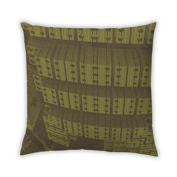 Ahgly Company Indoor Square Contemporary Throw Pillow, 18 inch by 18 inch
