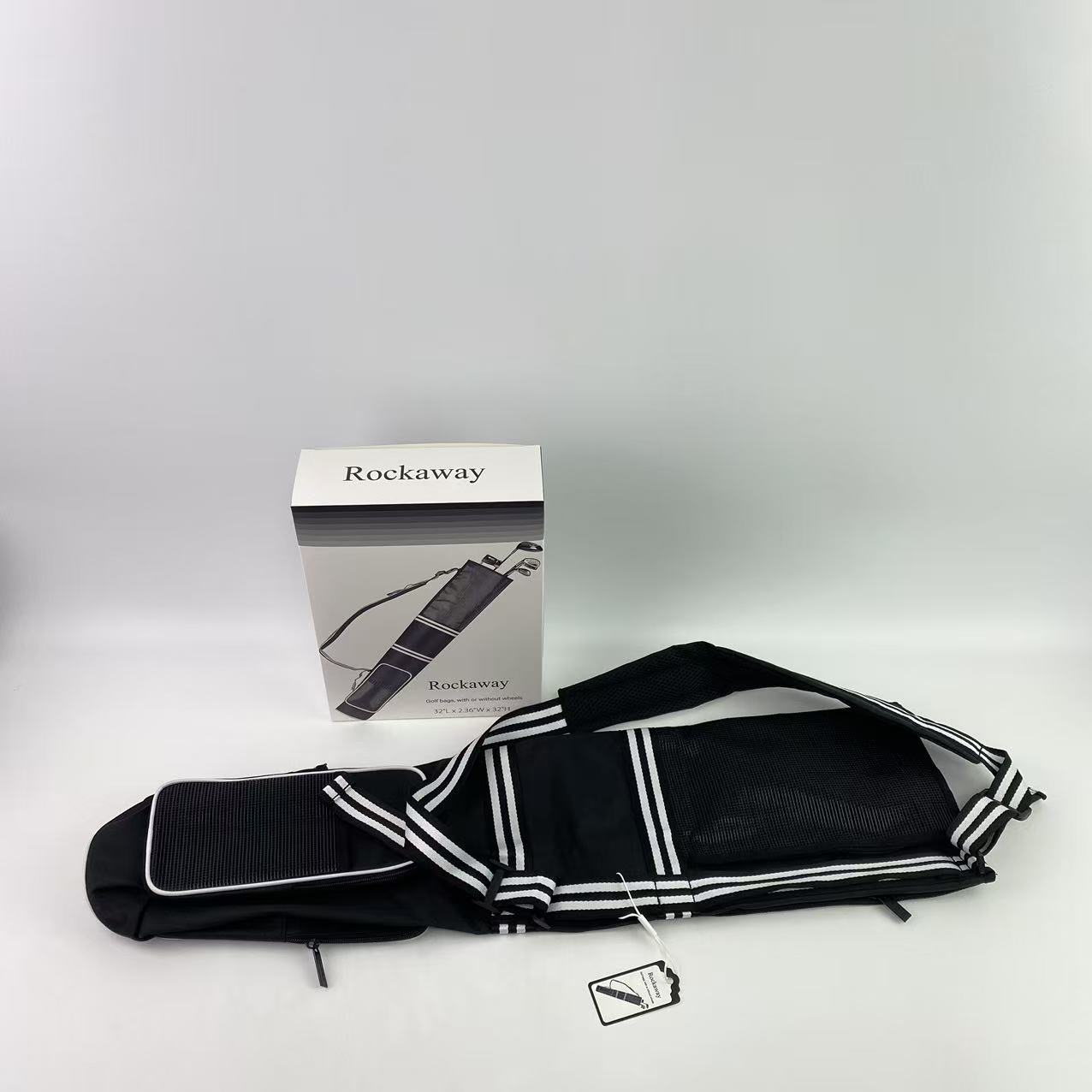 Rockaway Golf bags, Professional Golf Sunday Bag (Carry 3-9 Clubs) - 6 Carry Pockets & Adjustable Sling Strap Golf Carry Bag Ideal for Golf Course & Travel