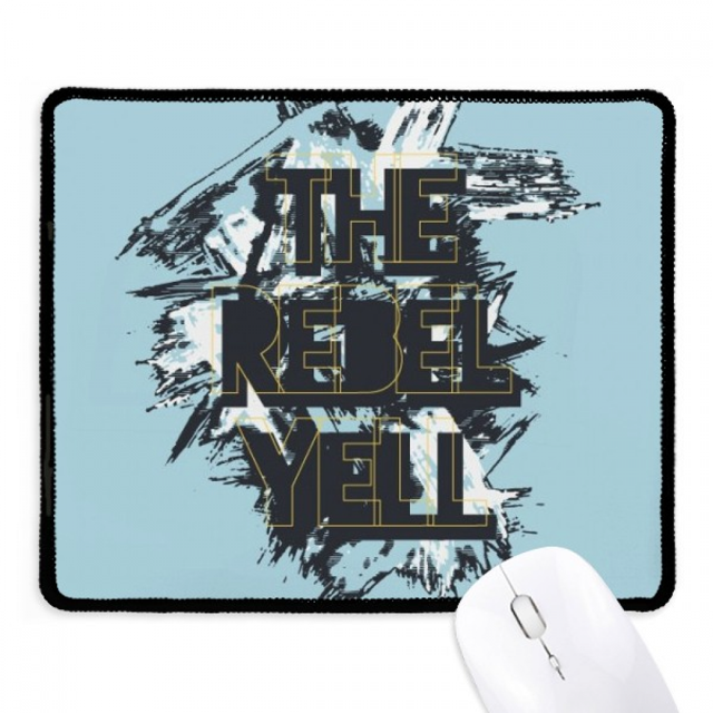 Graffiti Street The Rebel Yell Pattern Mousepad Stitched Edge Mat Rubber Gang Pad