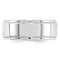 thumbnail image 2 of Primal Gold 10 Karat White Gold 8mm Flat with Step Edge Band Size 4, 2 of 6