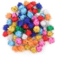 thumbnail image 1 of EcoNesxp Tout-en-un Multi-Couleur Pailleté Pompon UrbanMingle 20mm Bleu Or Rouge, 1 of 4