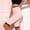 Pink, variant on Womens High Waisted Lace Trim Safety Shorts Stretchy Anti Chafe Under Skirt Layering Biker Leggings Seamless Base Layer Bottoms