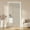 Cream White, variant on UniVerse 100% Blackout Accordion Doors Interior Magnetic Door Curtain Closet Door Curtain Invisible Applicable Bedroom Room Living Room Doorway （White 42" W x 78" L 1 Panel