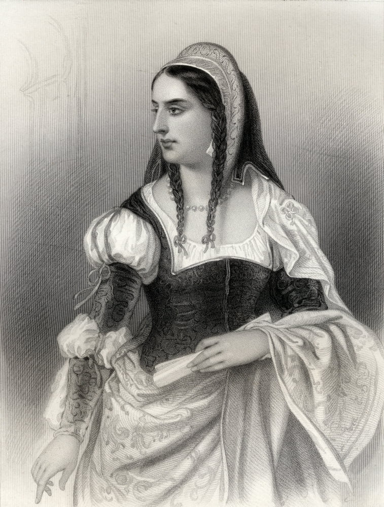 Isabella I Byname Isabella The Catholic Spanish Isabel La Catolica 1451- 1504 Queen Of Castile 1474-1504 And Of Aragon 1479-1504 Ruling The Two Kingdoms Jointly From 1479 With Her Husband Engraved By