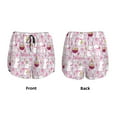 thumbnail image 6 of Uemuo Easter Rabbit Pattern Women's Athletic Shorts High Waisted Running Shorts with Liner Pockets Gym Elastic Workout Shorts-Small, 6 of 9