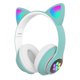 thumbnail image 1 of Auriculares Irfora Auriculares plegables Cat Ear BT 5.0 con efecto de iluminación RGB, unidad de controlador de 40 mm, compatible con conexión por cable AUX / reproducción de tarjetas TF / modo FM, ne Irfora Auriculares, 1 of 7