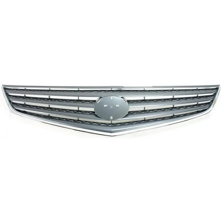New Chrome Shell Grille Assembly Compatible With Toyota Solara SE 4 Cyl 2.4L Solara SE 6 Cyl 3.0L Solara SLE 6 Cyl 3.0L 2002-2003 By TO1200286 53111AA050
