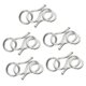 thumbnail image 4 of Conector de cierre de en S Sunnimix 5 piezas para collar de bricolaje Ganchos de joyería, 4 of 8