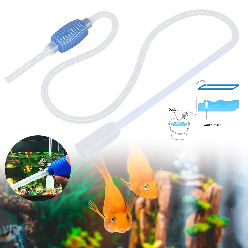Buy MTFun Fish Tank Siphon Cleaner 1.4M Aquarium Gravel Cleaner Hand ...