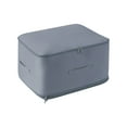 thumbnail image 4 of xgfhyjeh Storage Boxes for Closet Shelves with Lids, Foldable Fabric Storage Cube Bins, Cloth Clothes Storage Bags, Extra Large Capacity Cloth Storage Bins Organizer for Clothing Blanket Bedding, 4 of 5