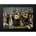 thumbnail image 2 of Tissot, James 18x14 Black Modern Framed Museum Art Print Titled - Prophets of Baal Leap Upon The Alter, 2 of 5