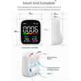 thumbnail image 4 of Portable Tuya WiFi Smart Temperature & Humidity PM2.5 Air Quality Monitor Indoor & Outdoor Universal, 4 of 10