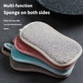 thumbnail image 4 of 4 esponjas multiusos para fregar para cocina Esponja de microfibra junto con un poder de fregado resistente Limpieza sin esfuerzo de platos, ollas y sartenes, todo a la vez, 4 of 4