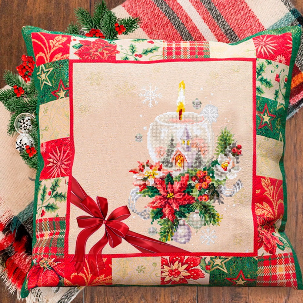 Сhristmas Candle Cross Stitch Kit by Magic Needle