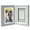Grey, variant on Better World Pets Photo, Collar Memorial Pet Frame, Cat and Dog Memorial Frame, White